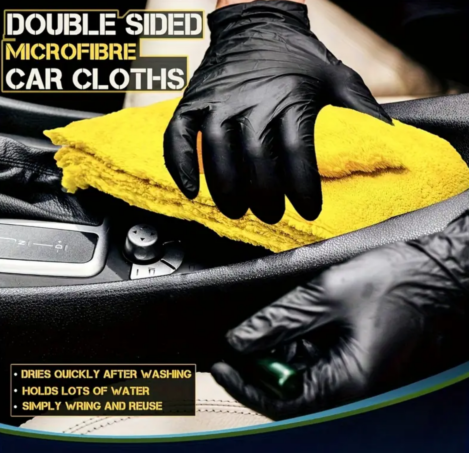 Lavete Auto Din Microfibra Premium