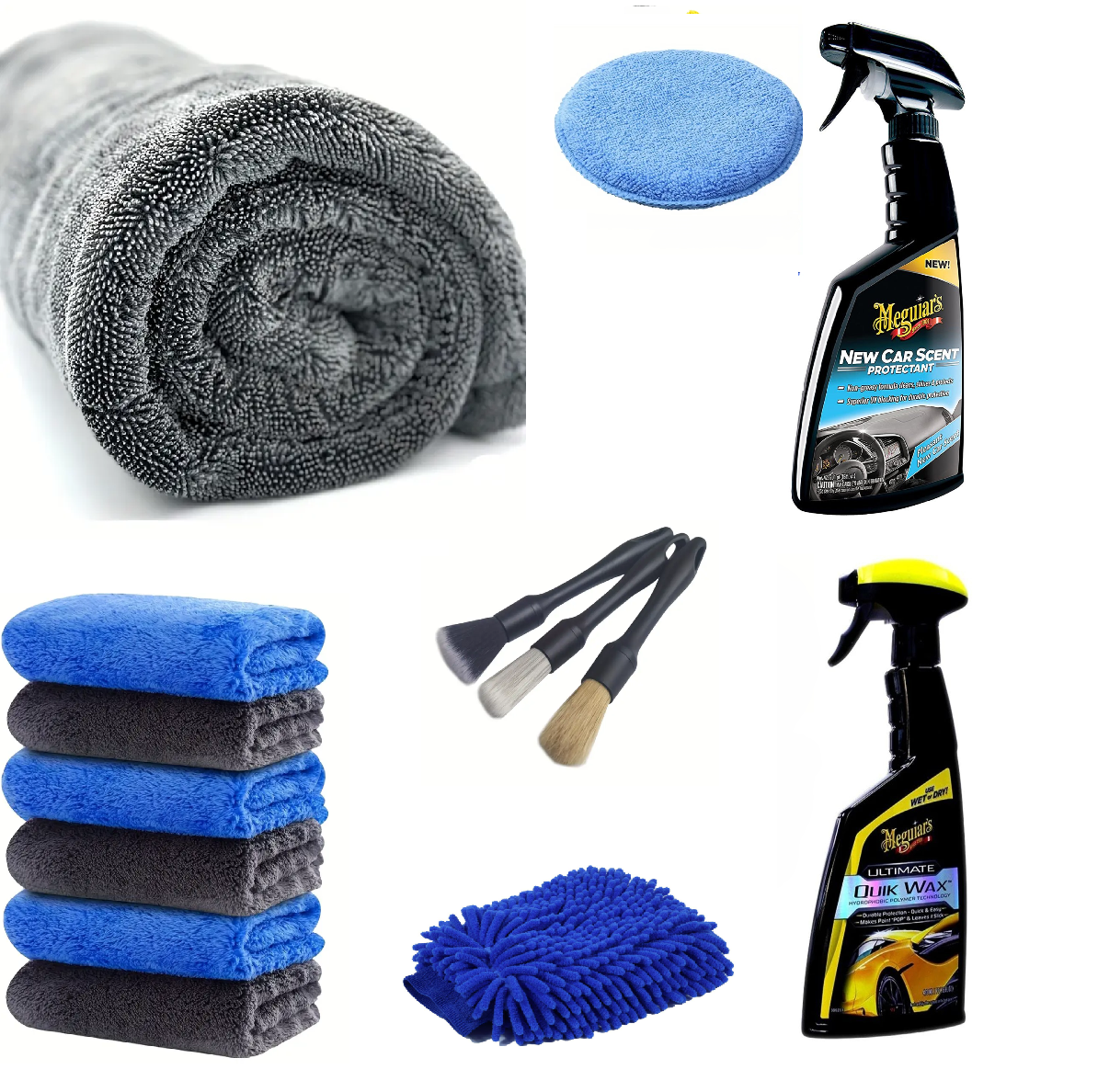 Kit Prosop Auto Microfibra Twisted Loop 90x60 cm 1200 GSM