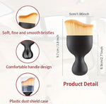 Prosop Microfibra Premium Rosu/Gri, Grosime 1200 GSM, Dimensiune 90X60 cm, + Doua Lavete Din Microfibra Fara Margini Cusute, Grosime 380 GSM, Dimensiune 40x40 cm + 5 Pensule din Burete + O pensula din Nanofibre