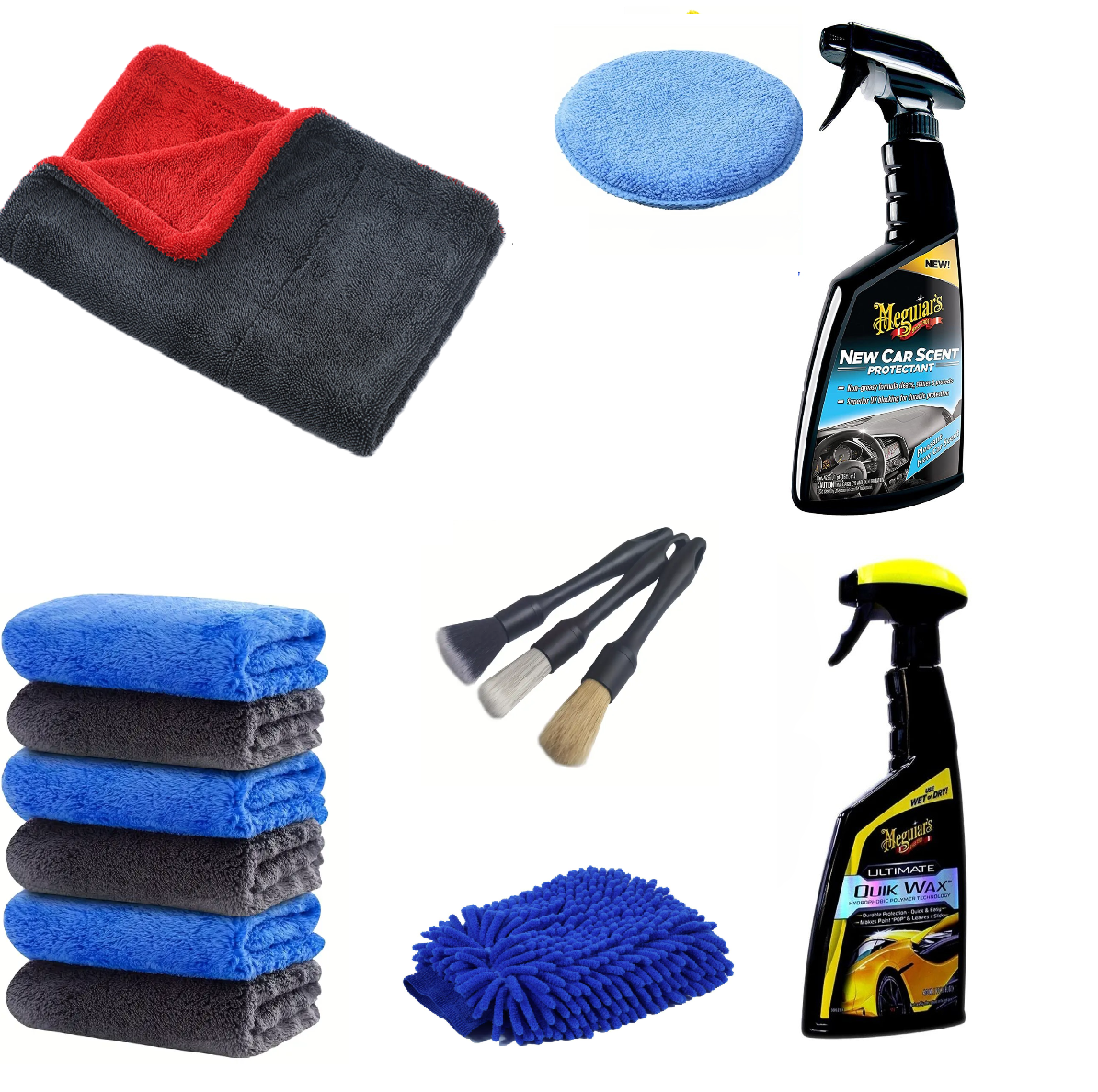 Kit Prosop Auto Microfibra Twisted Loop 90x60 1200 GSM