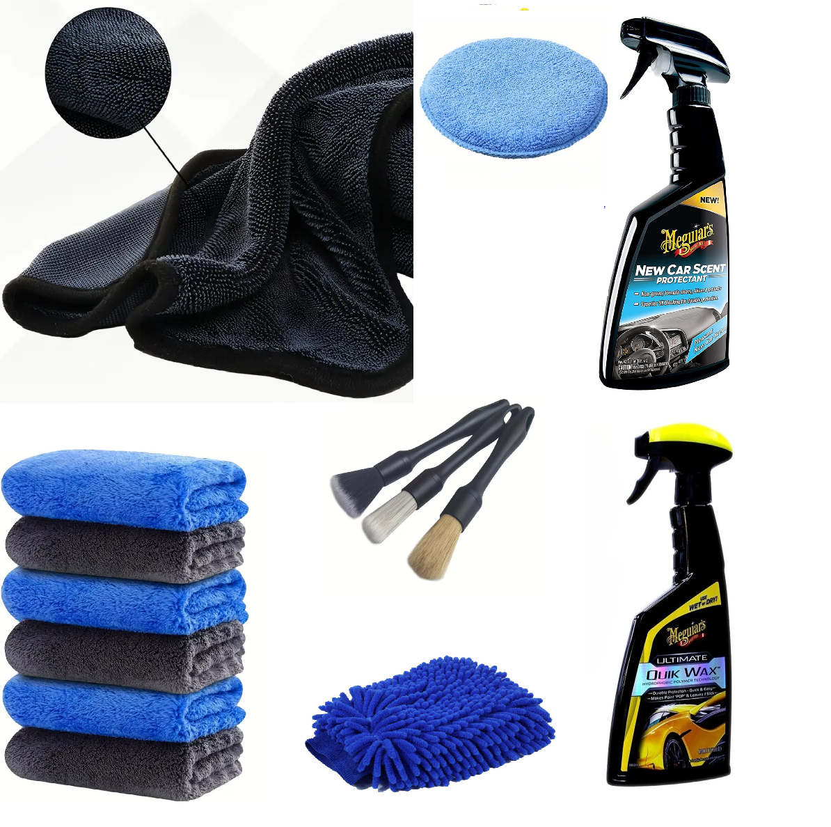 Kit Prosop Auto Microfibra Twisted Loop 160x60 cm 700 GSM