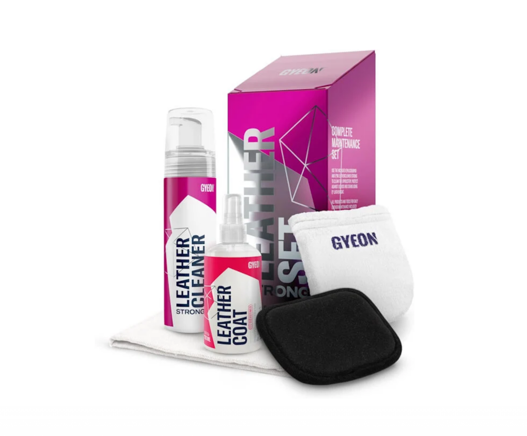 Kit intretinere piele Gyeon Q²M Leather Set Strong