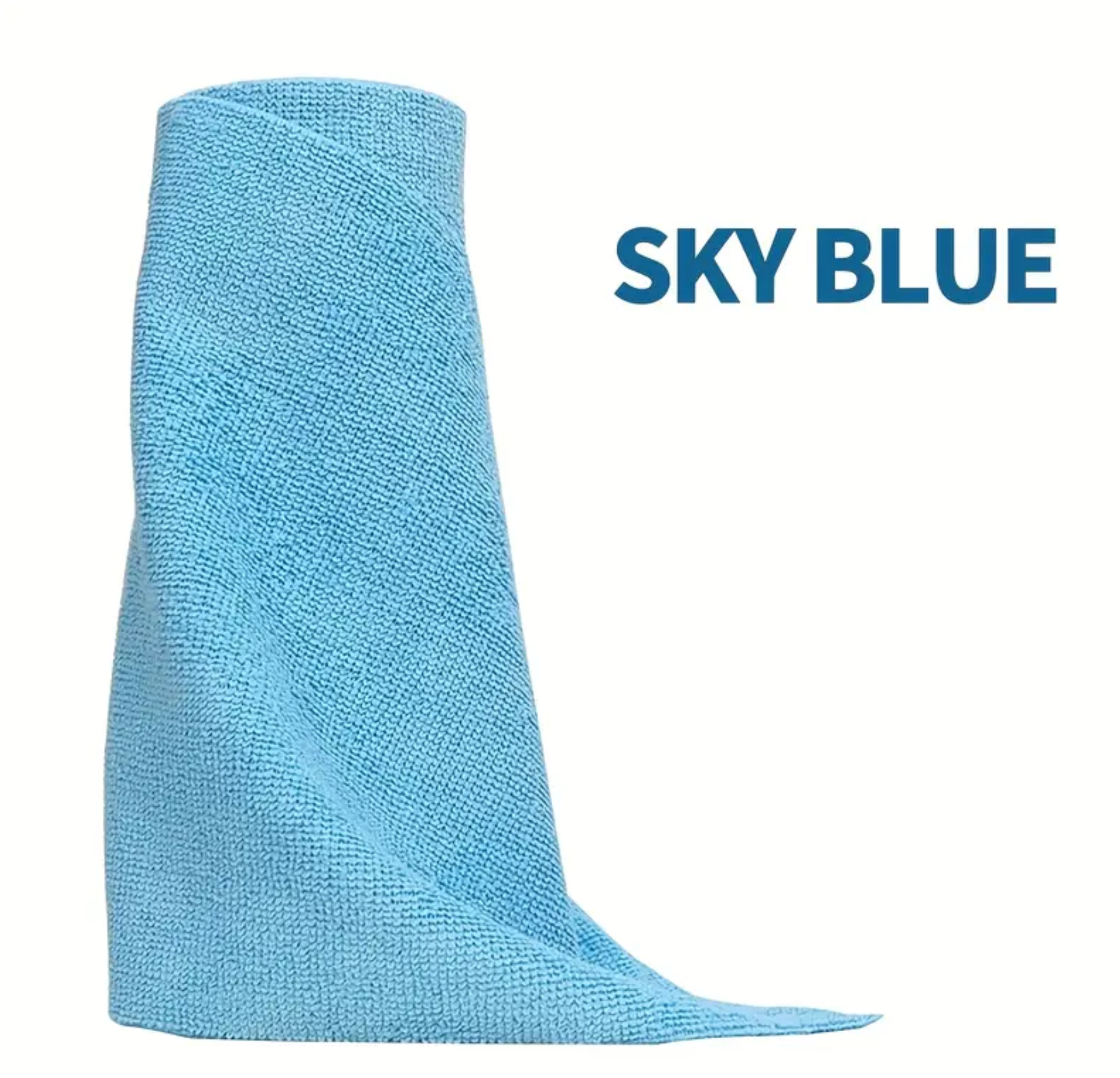 Rola Cu 50 Lavete Din Microfibra  200 GSM 30x30 cm Culoare Blue Sky