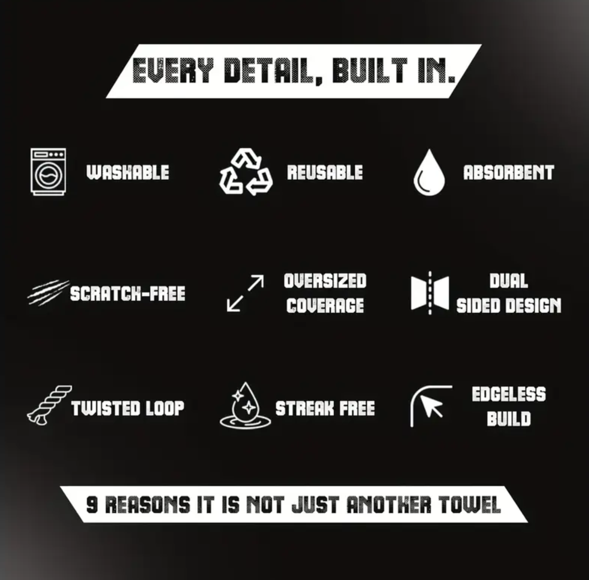 Prosop Auto Din Microfibra Premium Twisted Loop Rosu/Gri 1200 GSM 90x60 cm