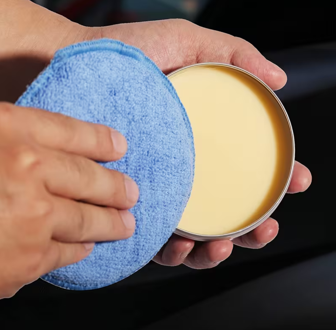 Burete Aplicator Auto Din Microfibra Pentru Dressing /  Ceara