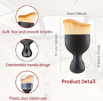 Pensula Mica Cu Peri Din Nanofibra Cu Capac De Protectie